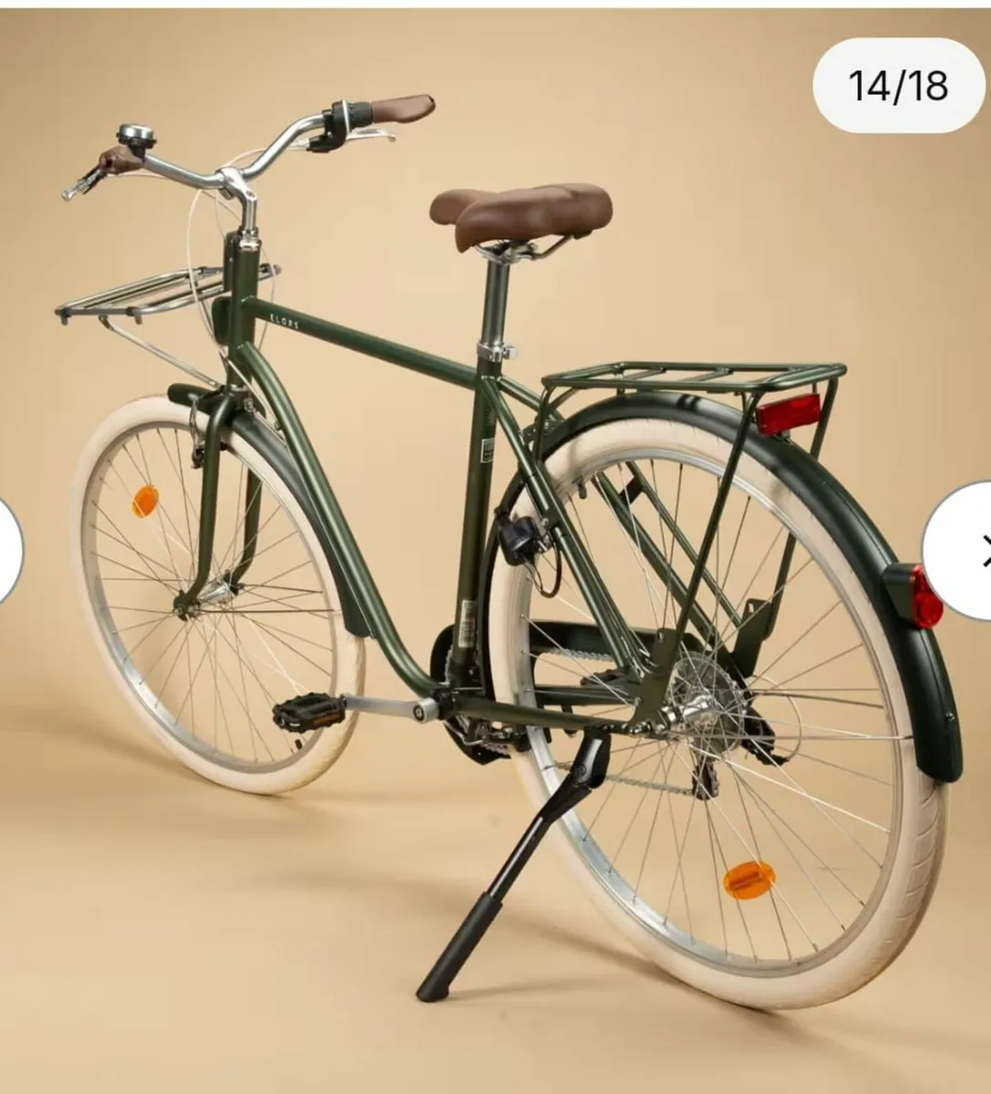 Town bike with lock - Image 1