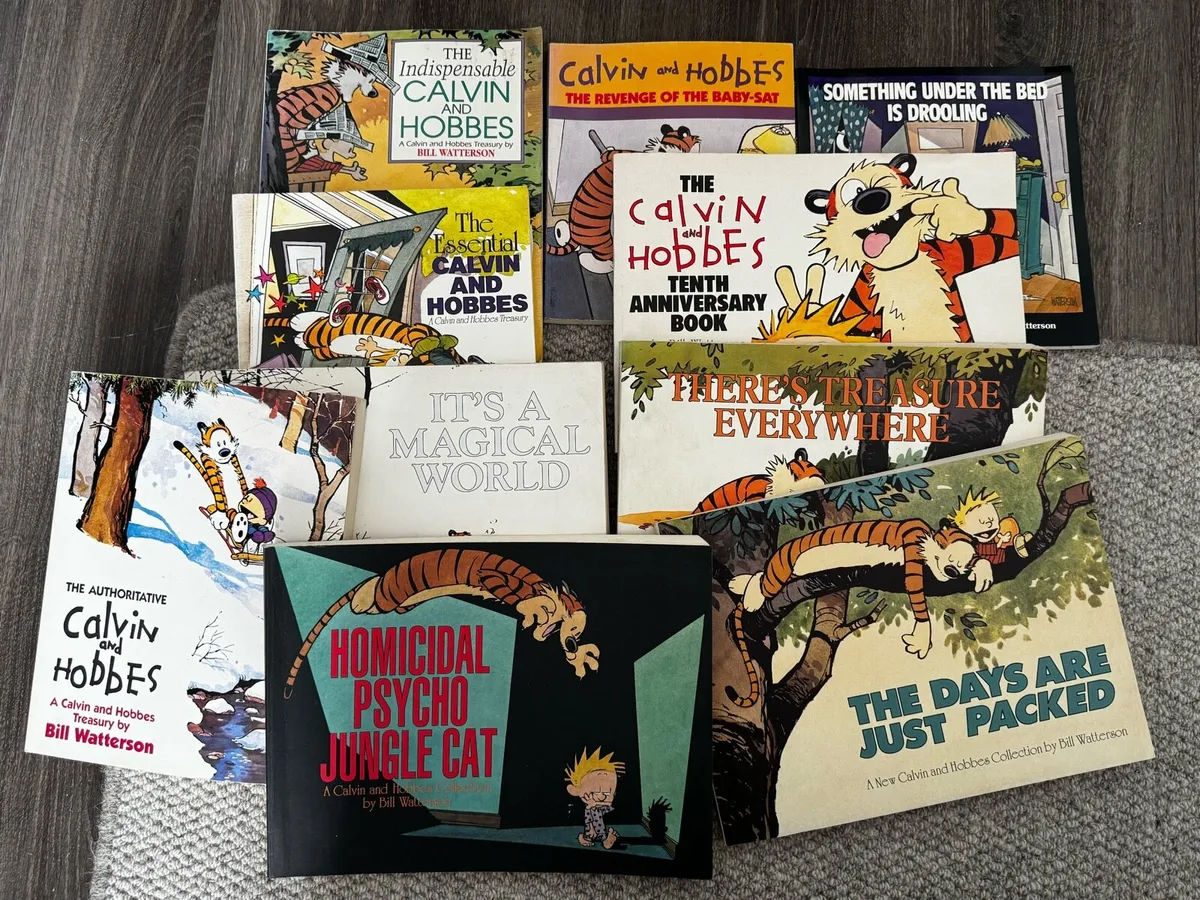 Calvin & Hobbes book collection