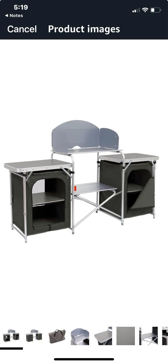 Camping storage unit & table - Image 1