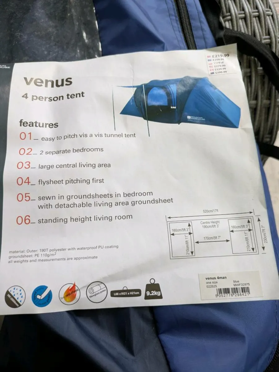 4 Person tent - Image 3