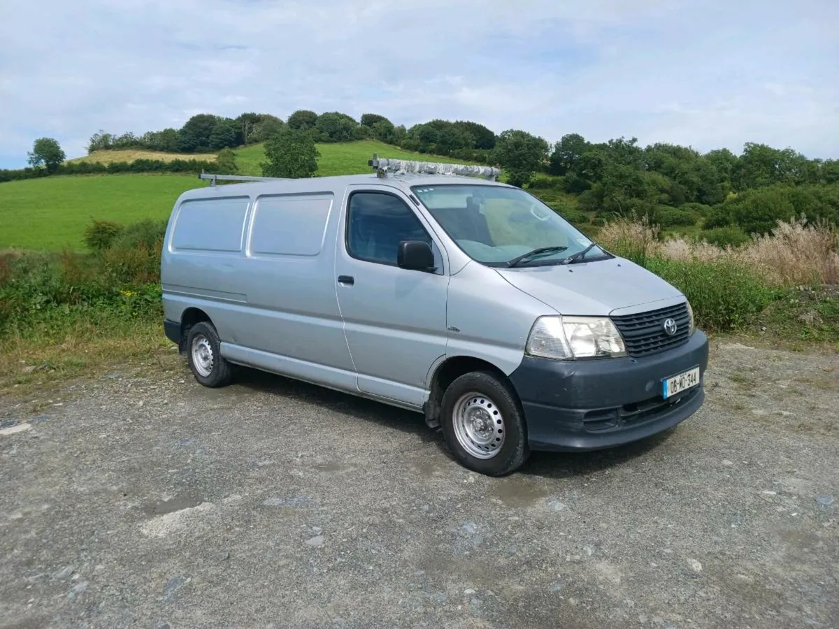 2008 toyota hiace van..... full test 16/07/2026 - Image 1