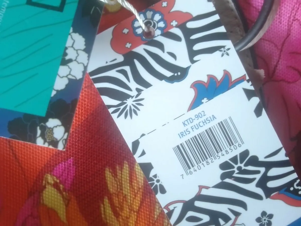 KENZO LEATHER & CANVAS FLOWER PATTERN BAG NEW - Image 4