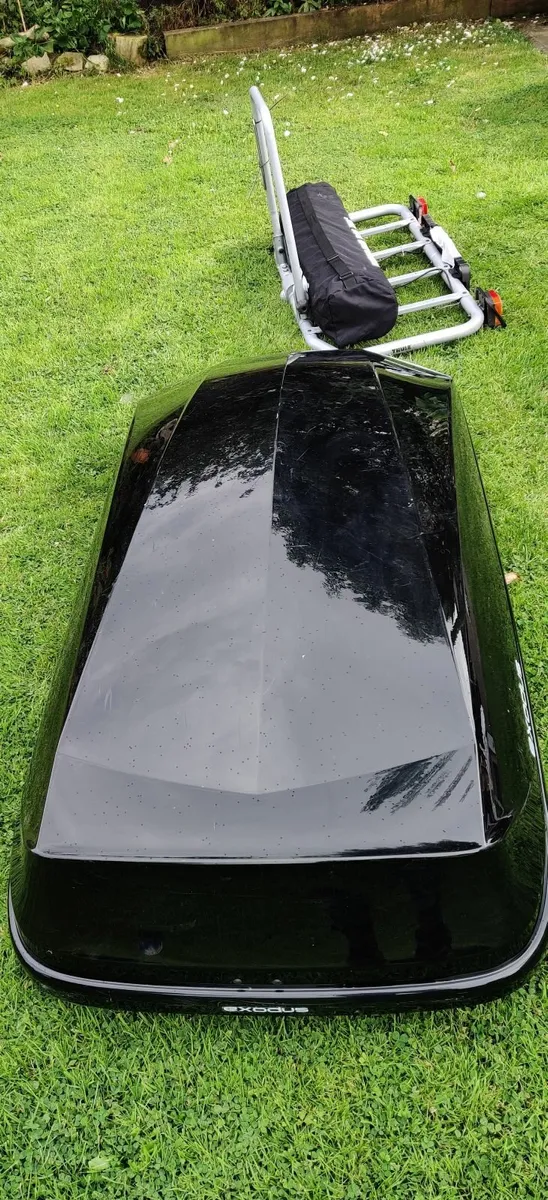 Large 580L Roofbox & Thule 949/948 Cargo Rack/Bag - Image 4
