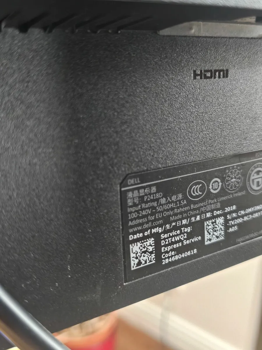 Dell P2418D 23.8" QHD LED IPS Monitor - Image 2