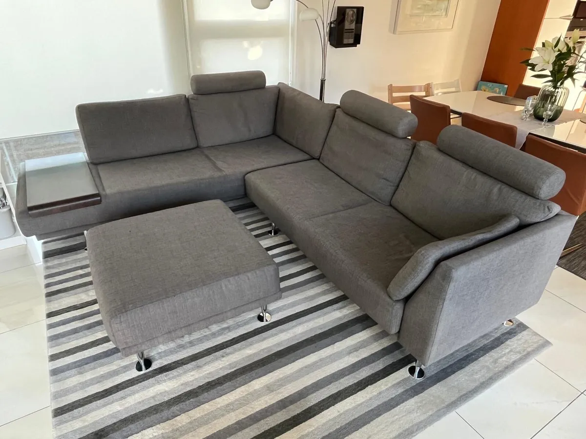 BoConcept Corner Sofa & Ottoman - Image 1