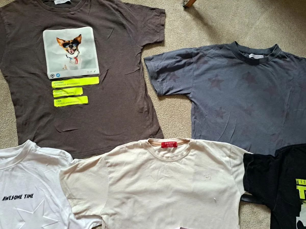 Boy Tshirt bundle Zara 11-12 - Image 4
