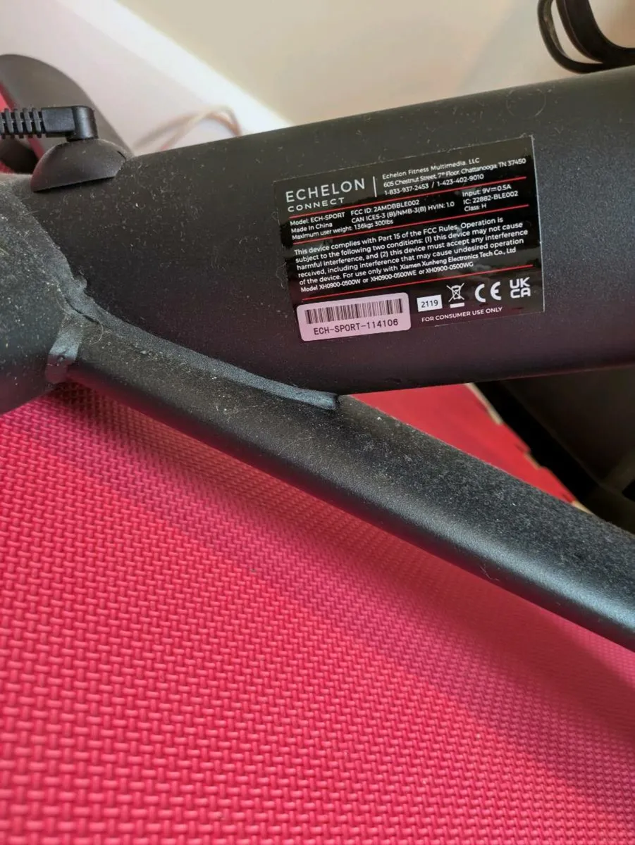 Echelon Sport Connect Spin Bike €450 ono - Image 4