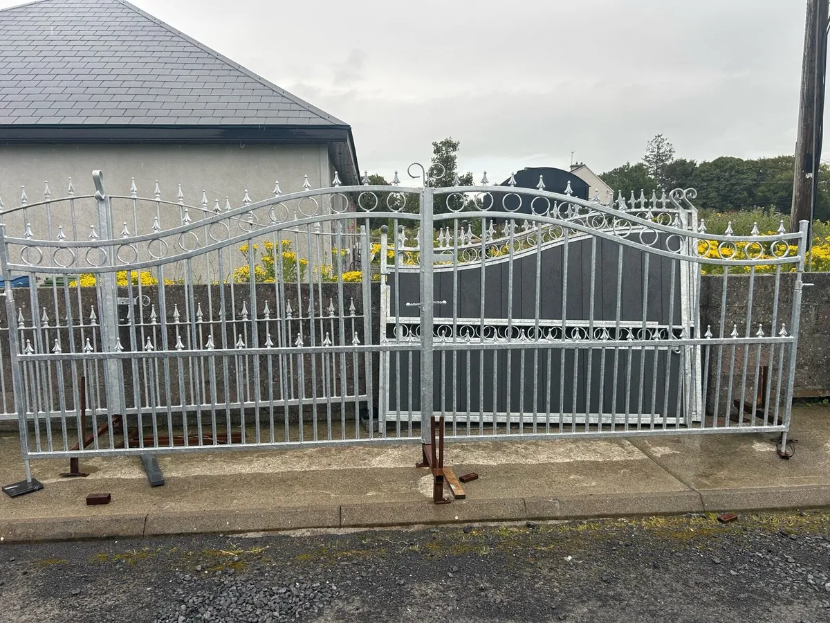 14ft Galvanized Gates on sale ✅