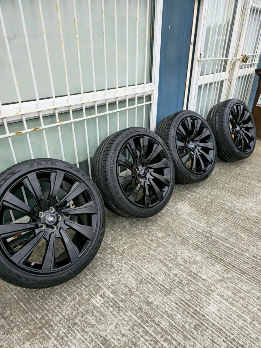 Set of 22" 5x120 RangeRover, Discovery Alloys - Image 1