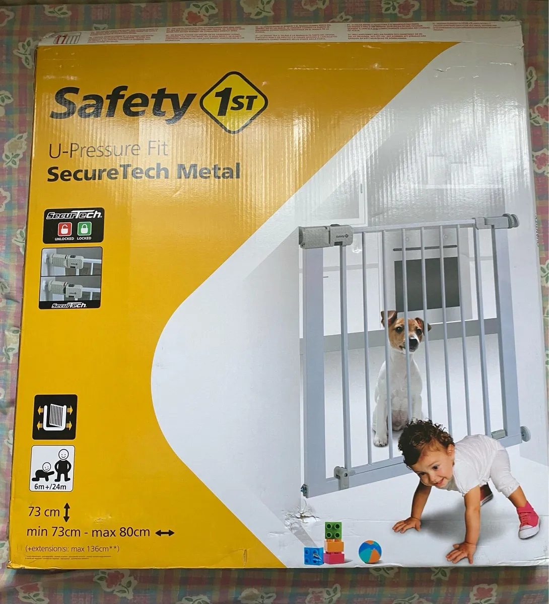 Baby gate - Safety first U Pressure Fit - New - Image 1