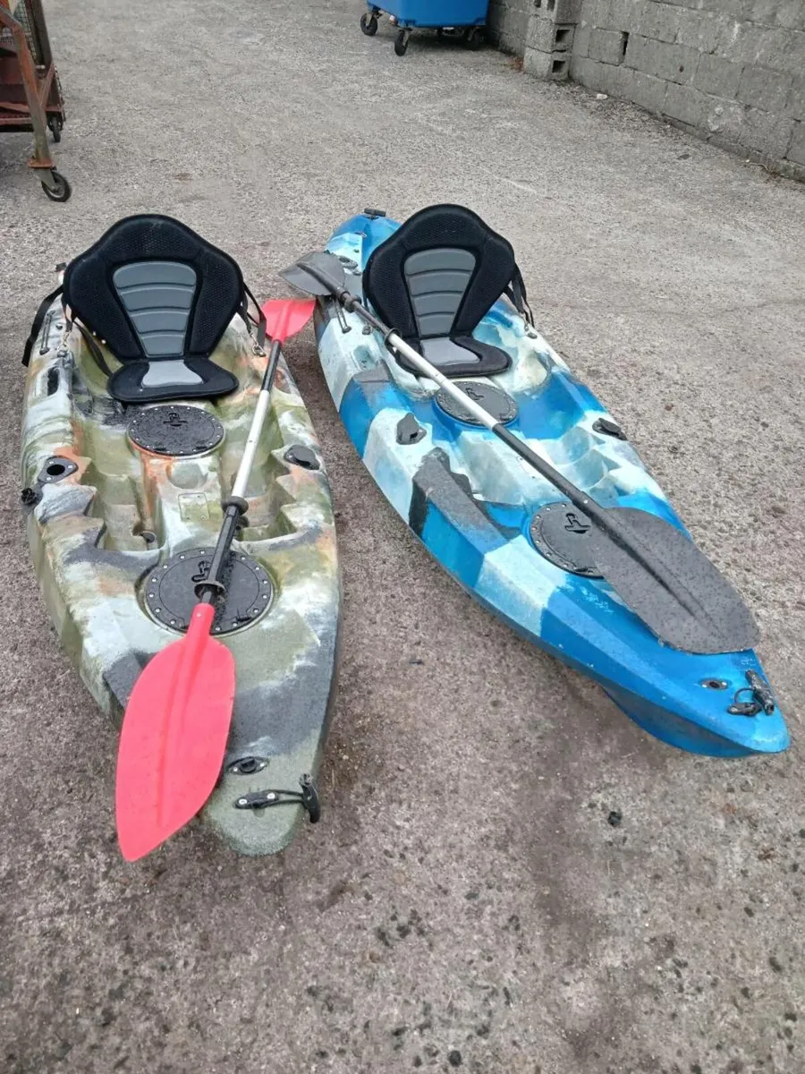 2 x 10ft Kayaks - Image 1
