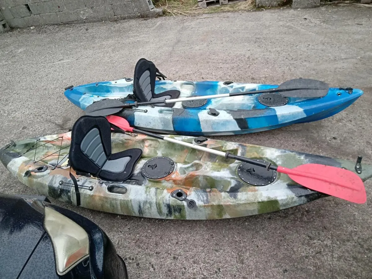 2 x 10ft Kayaks - Image 3