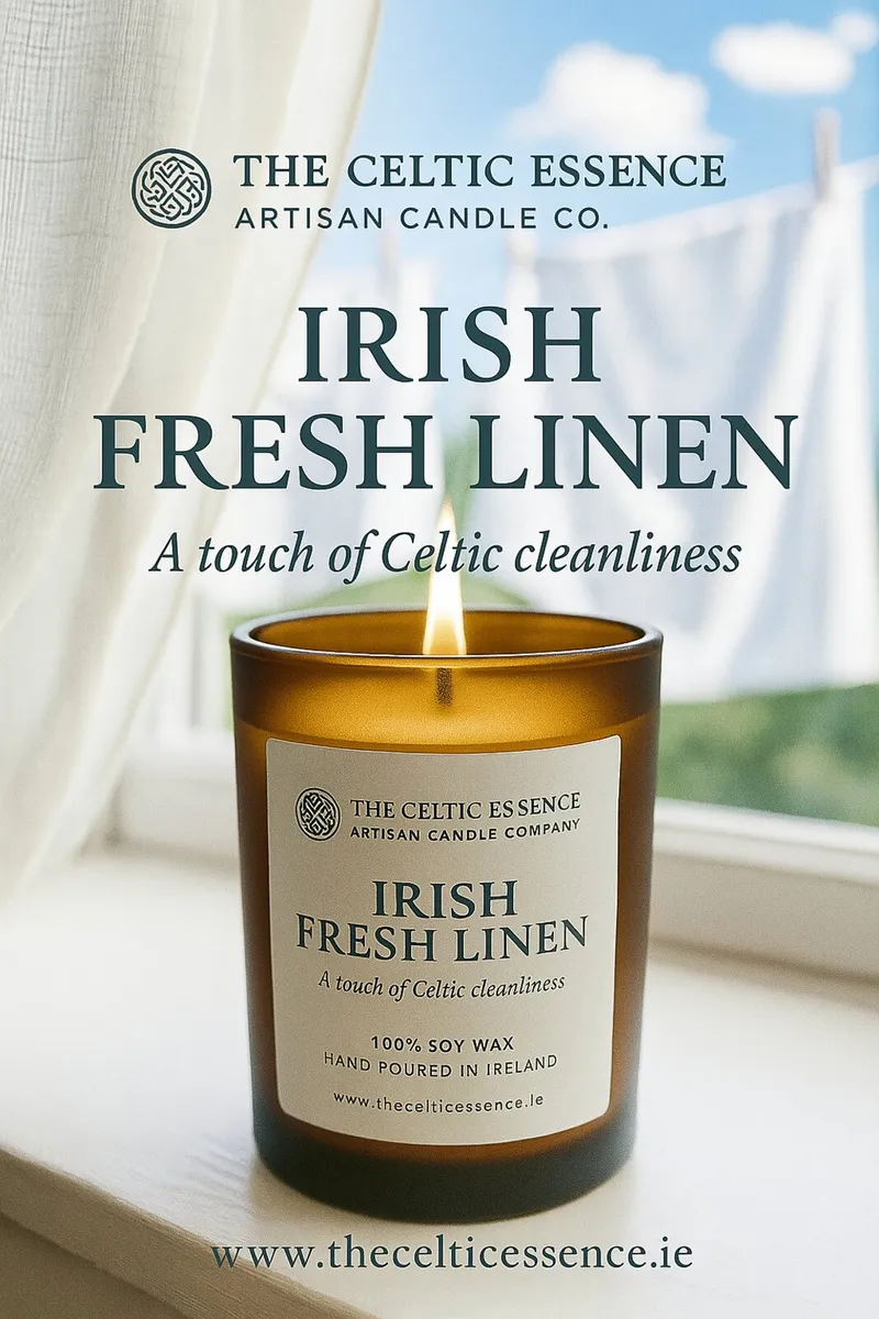 Irish Fresh Linen Scented Candles - Image 1