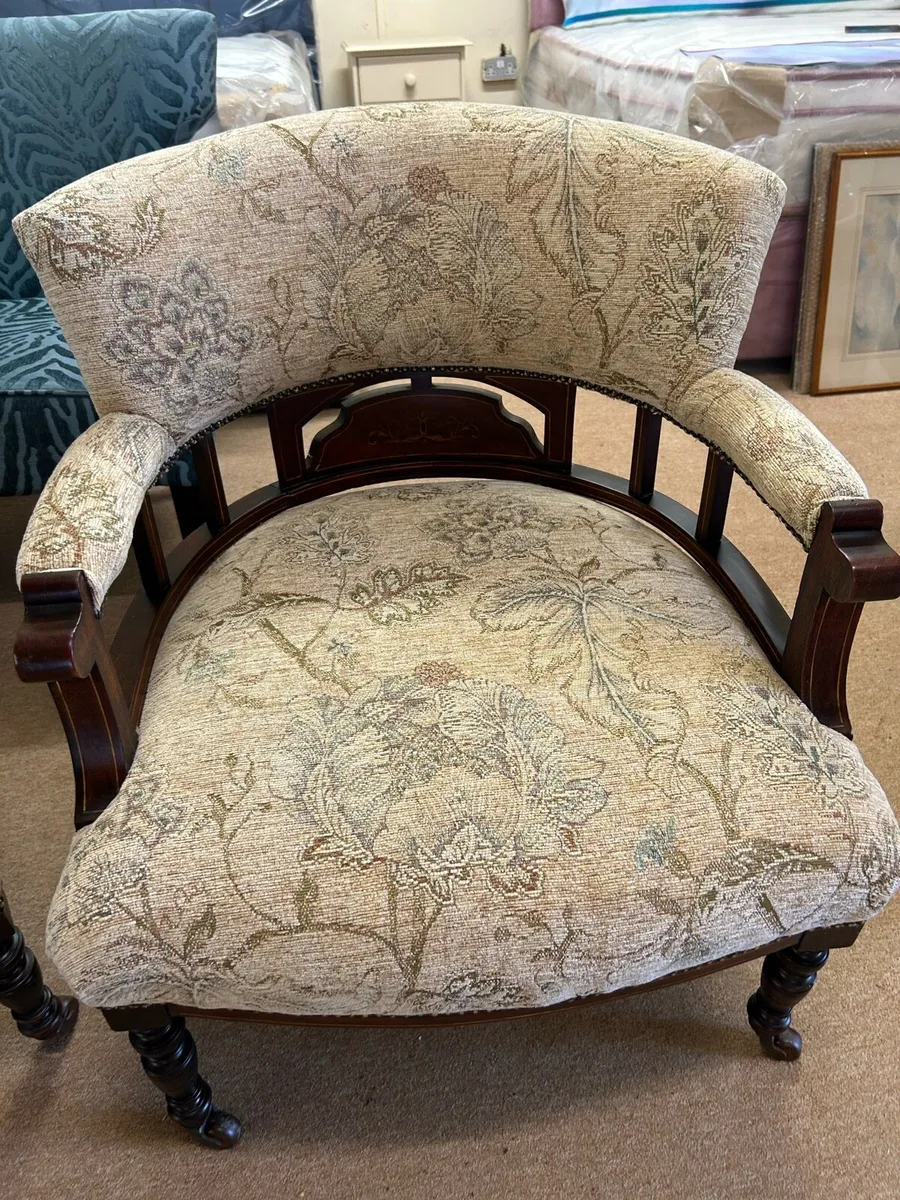 Edwardian Armchairs - Image 2