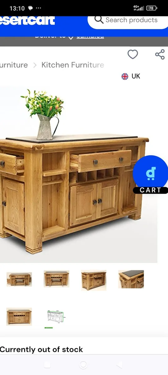 Solid kitchen island granite top delivery arranged - Image 3