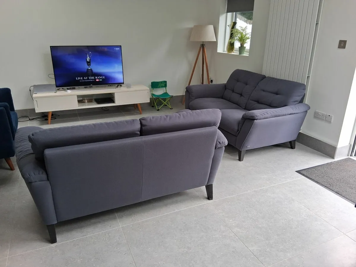 Natuzzi 2 Seater Couches - Image 4