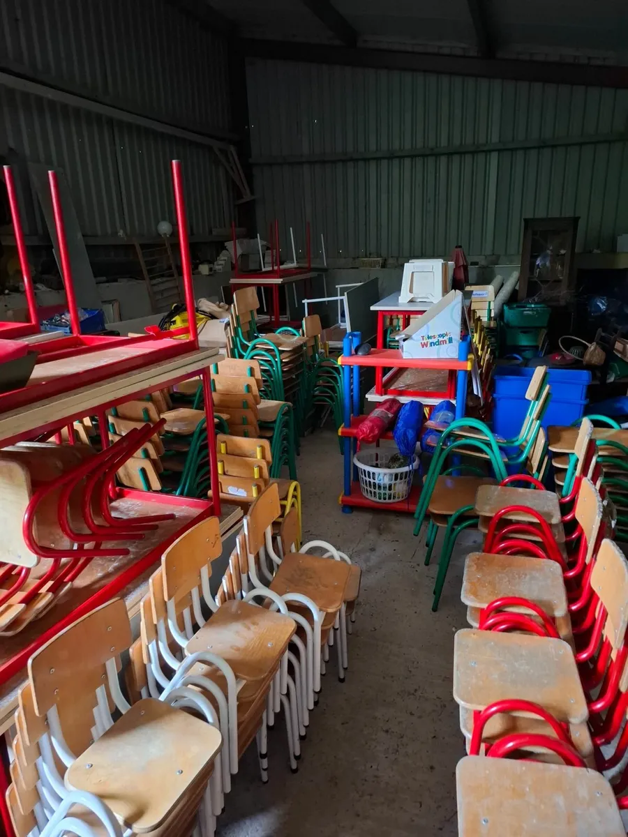 School tables and chairs - Image 2