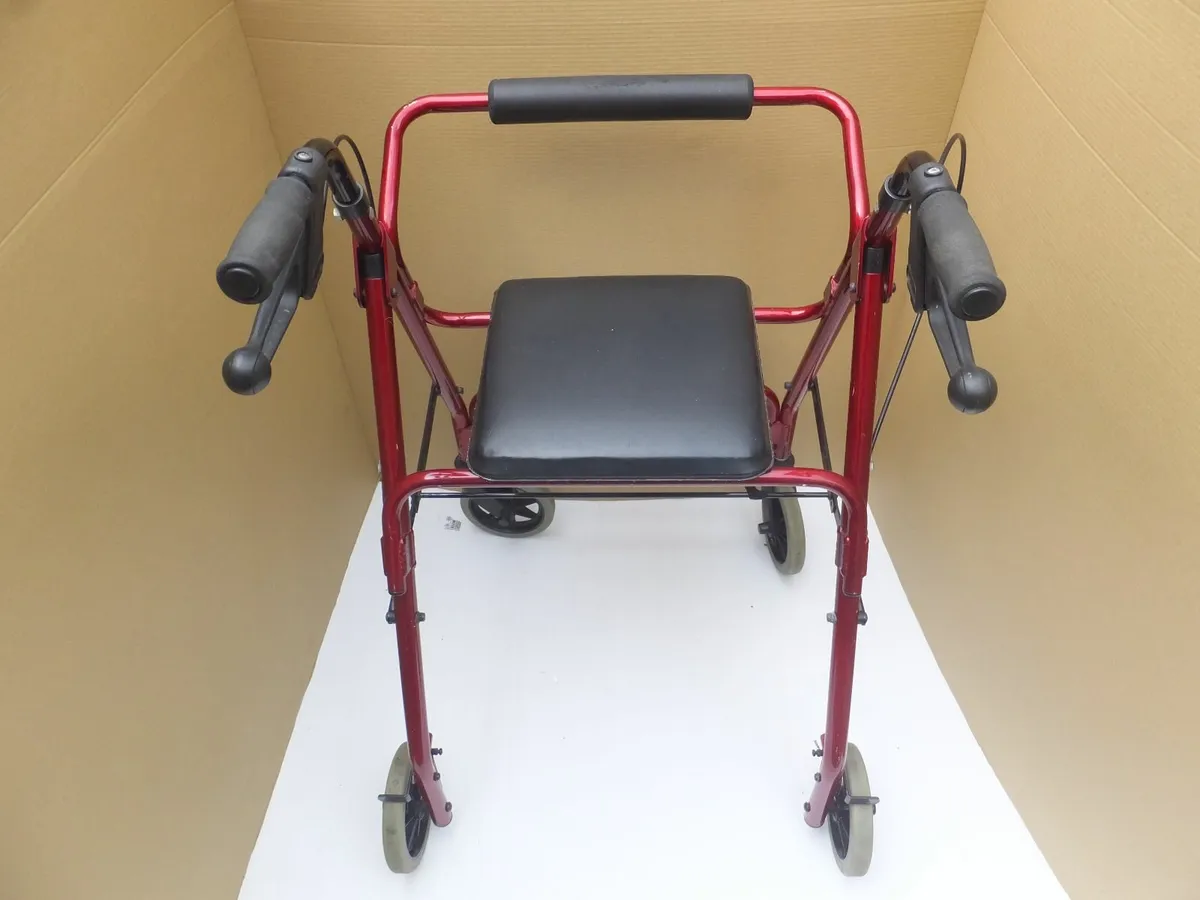 Mobility Rollator Walker + brakes - Image 1