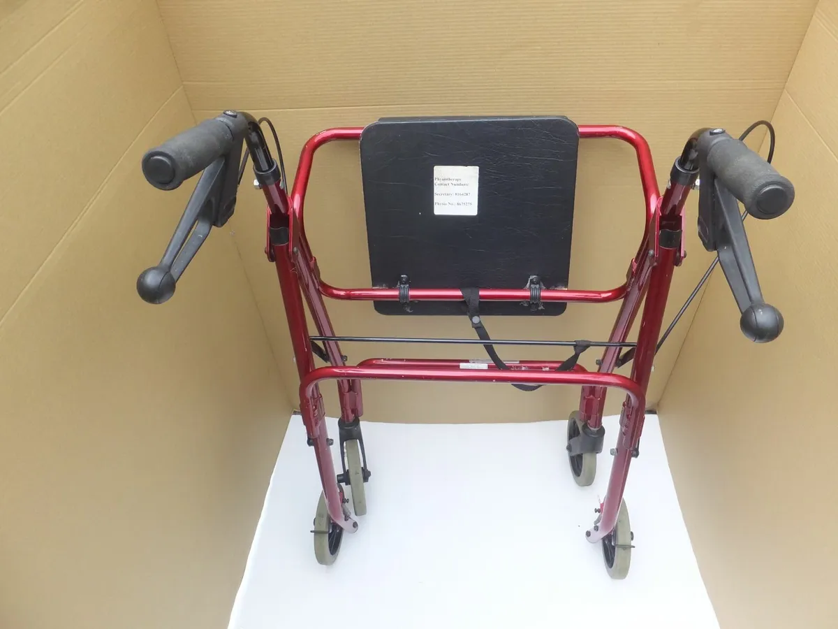 Mobility Rollator Walker + brakes - Image 2