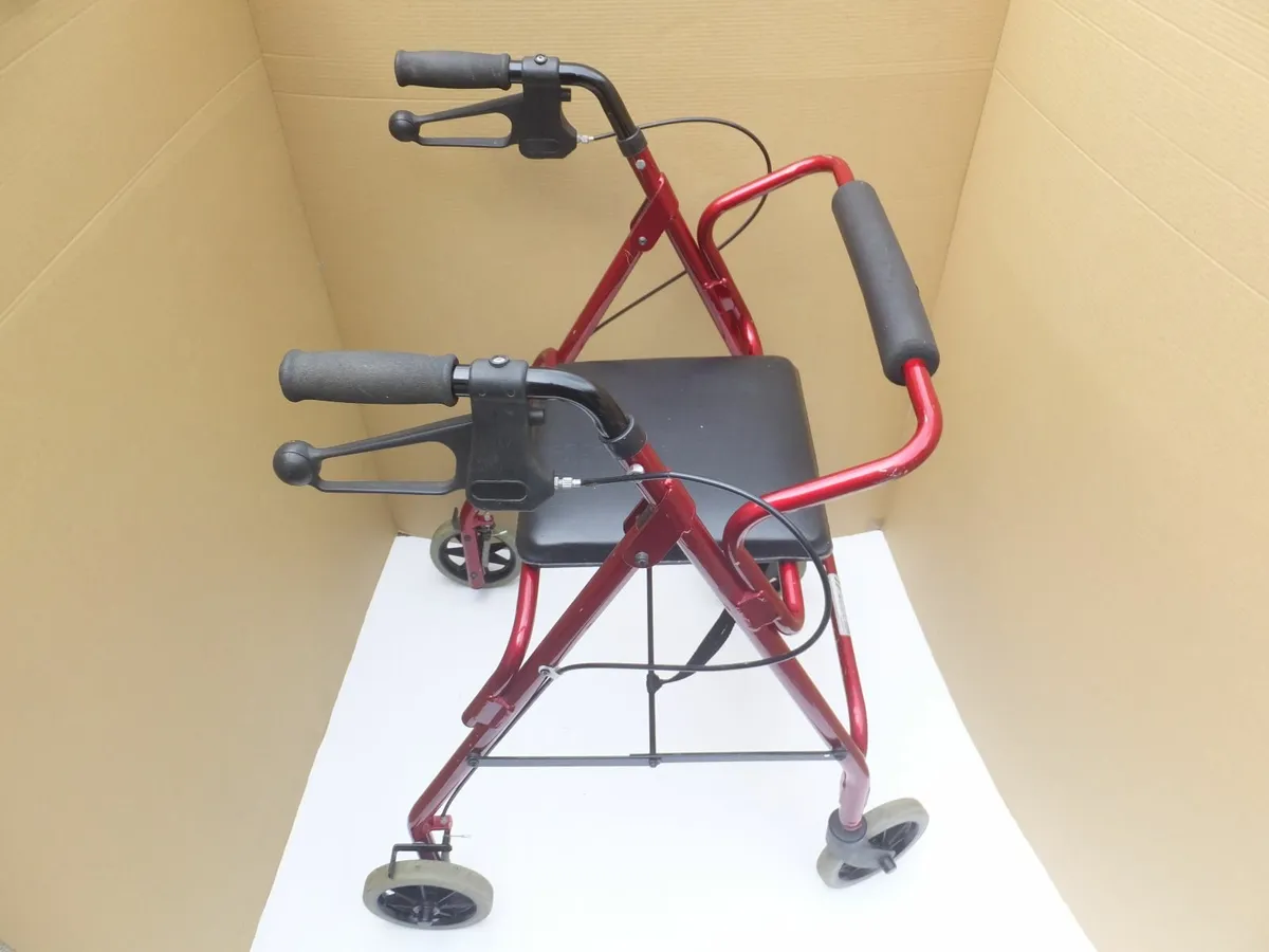 Mobility Rollator Walker + brakes - Image 3