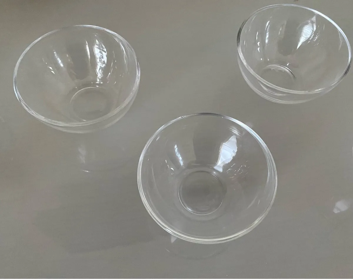 3 Rosenthal glass bowls - Image 1