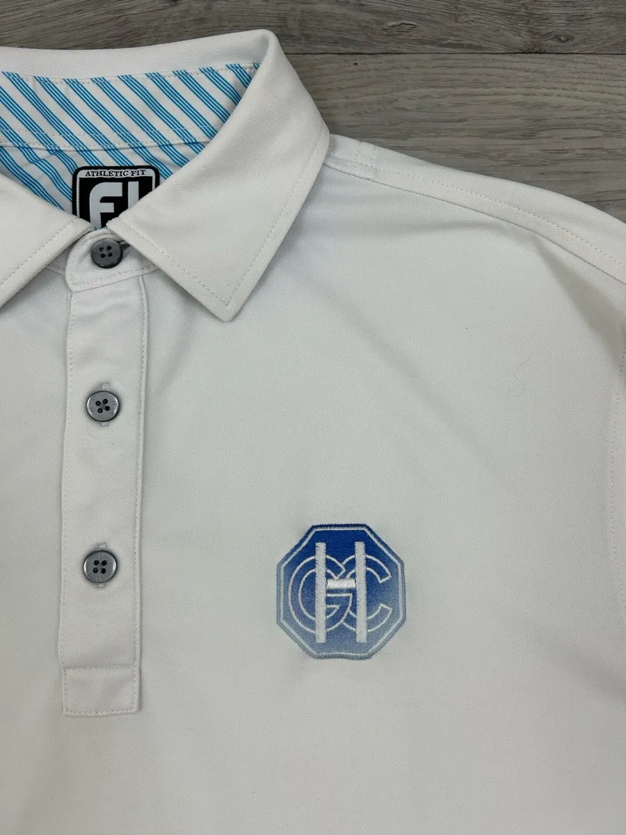 FootJoy FJ Golf polo Shirt Mens Medium - Image 4