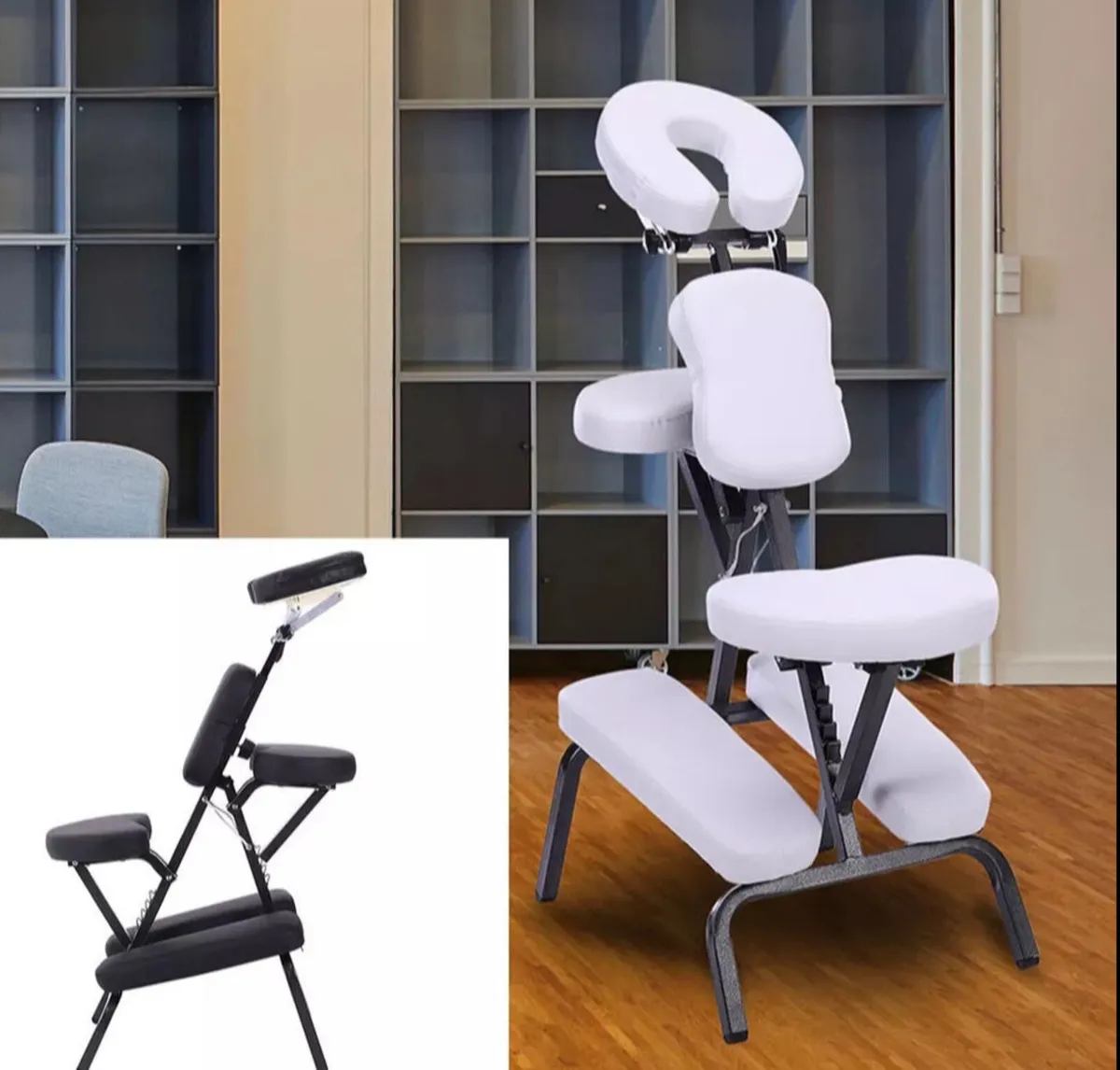 Beauty Salon Massage Chair Foldable Portable NEW - Image 1