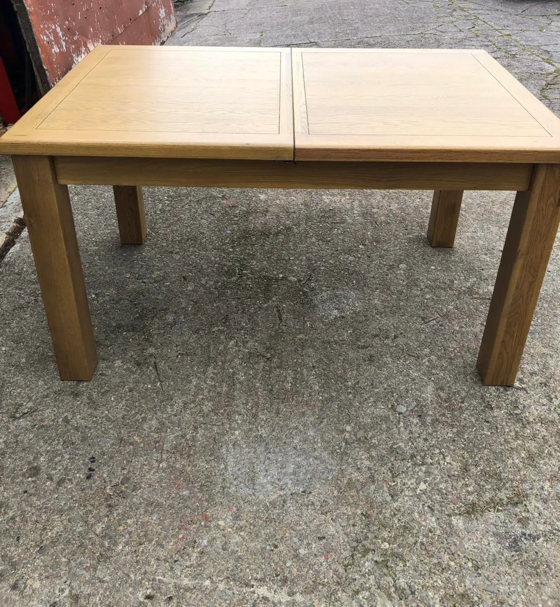 Extendable oak table - Image 4