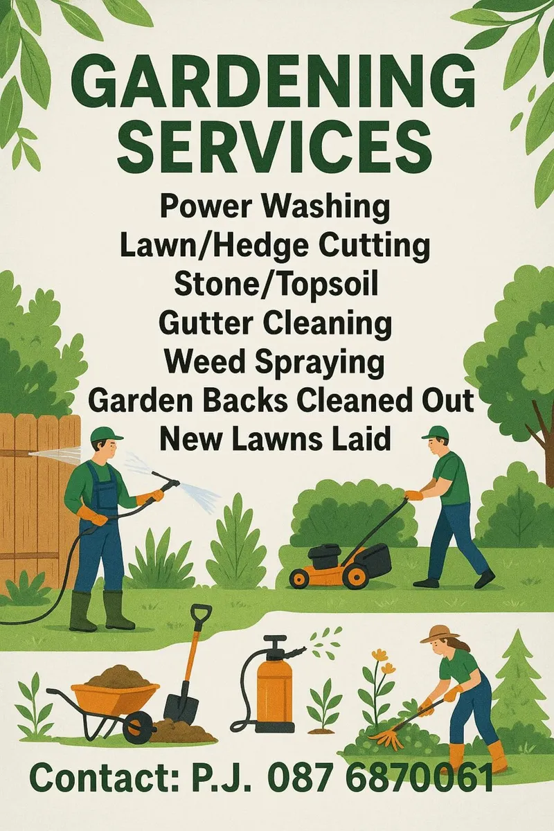 Gardening and Power Washing Services