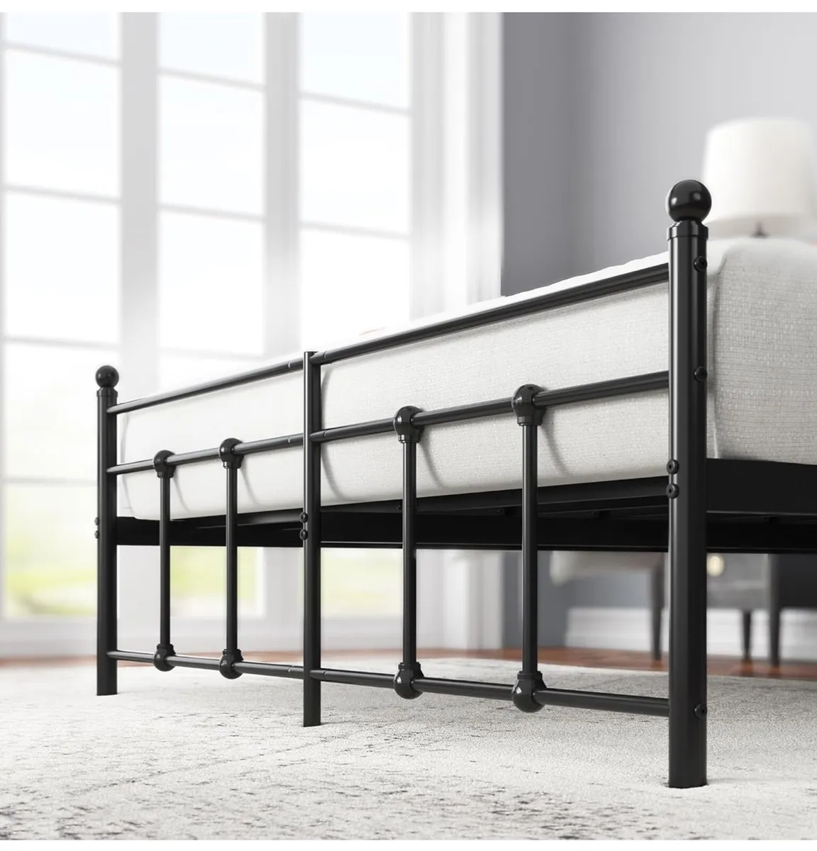 King Size Bed Frame  Bed 150x200 cm  30 cm - Image 2