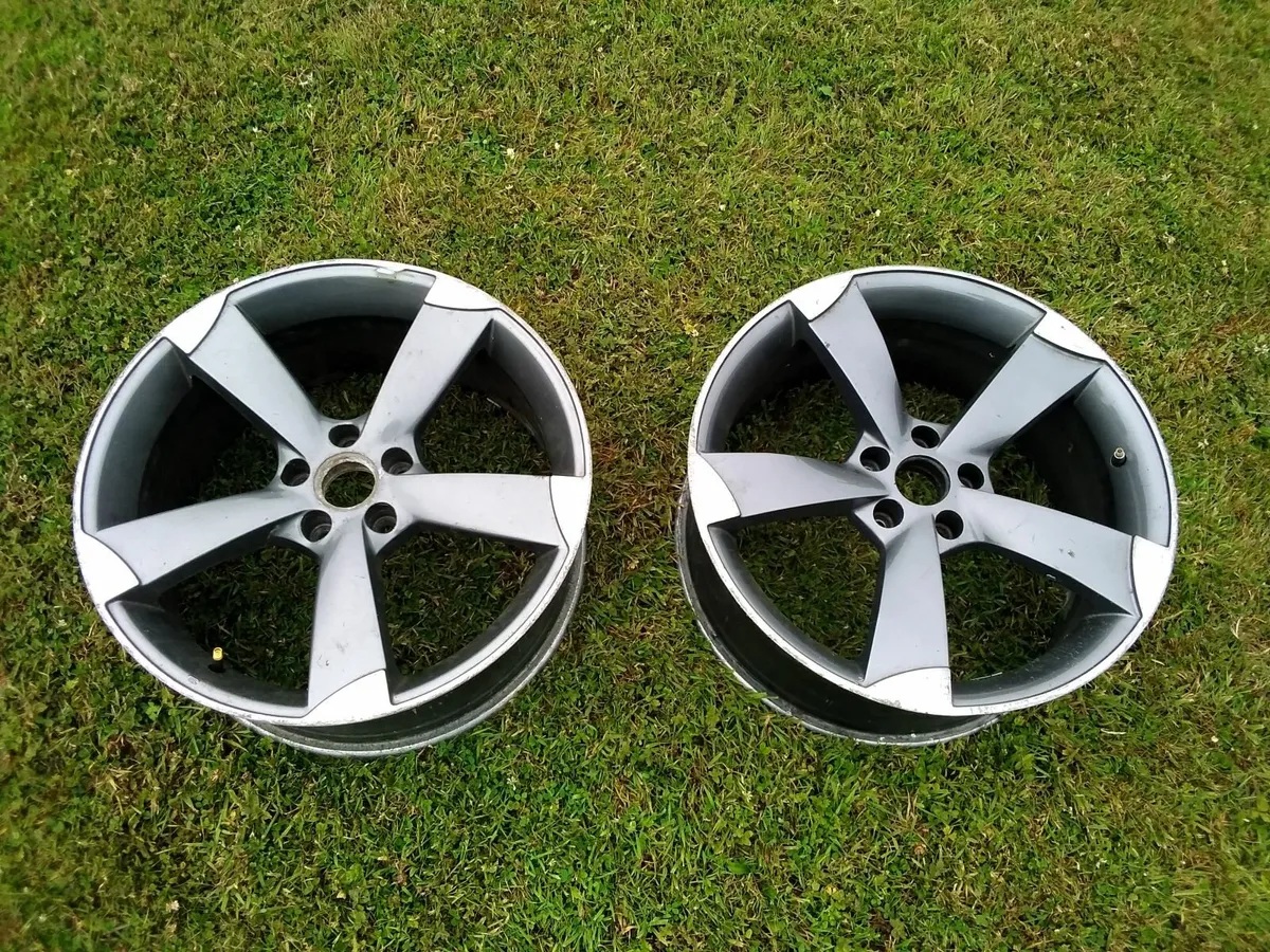 19" TTRS &  18" Scirocco alloy spares 5x112 - Image 2
