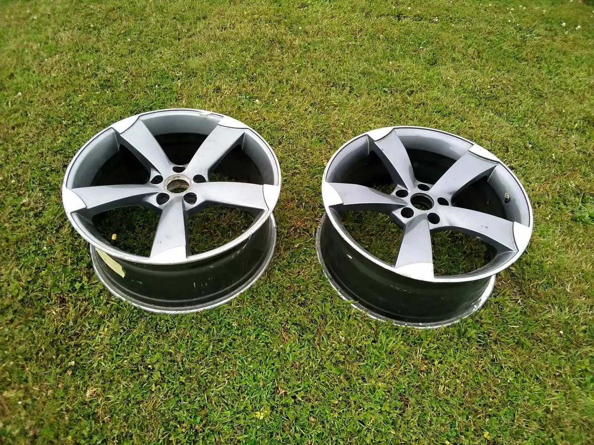 19" TTRS &  18" Scirocco alloy spares 5x112 - Image 3