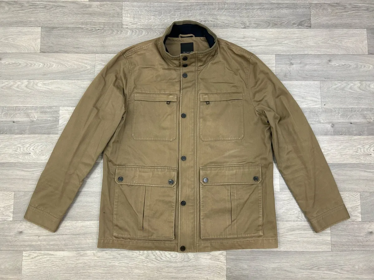 Ted Baker Utility Cotton Jacket Mens Large - Image 1