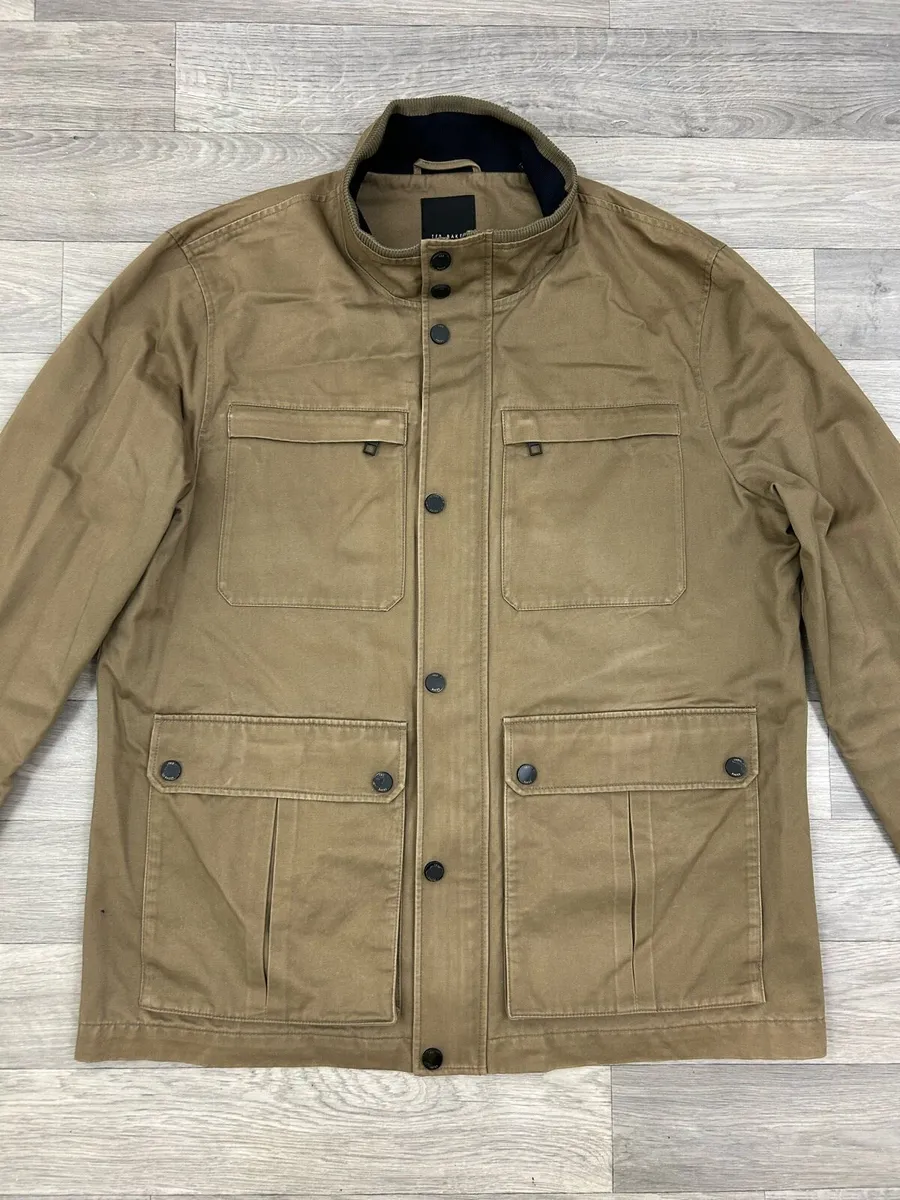 Ted Baker Utility Cotton Jacket Mens Large - Image 2