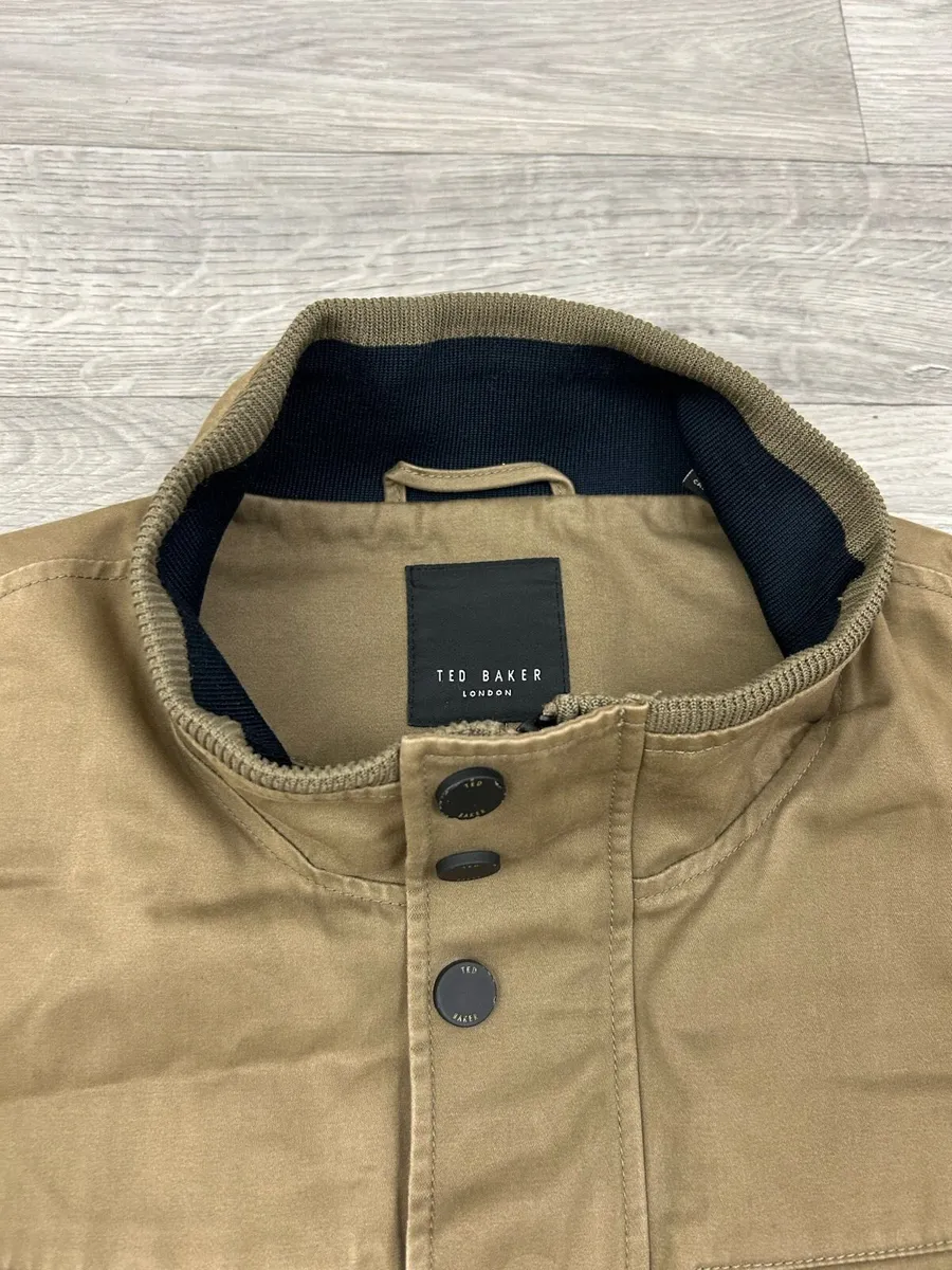 Ted Baker Utility Cotton Jacket Mens Large - Image 4