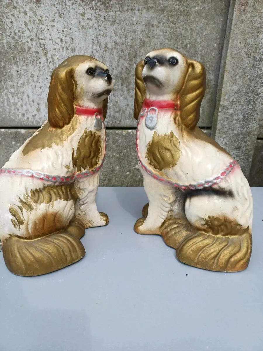 Antique Cockerspaniel Figures - Image 2