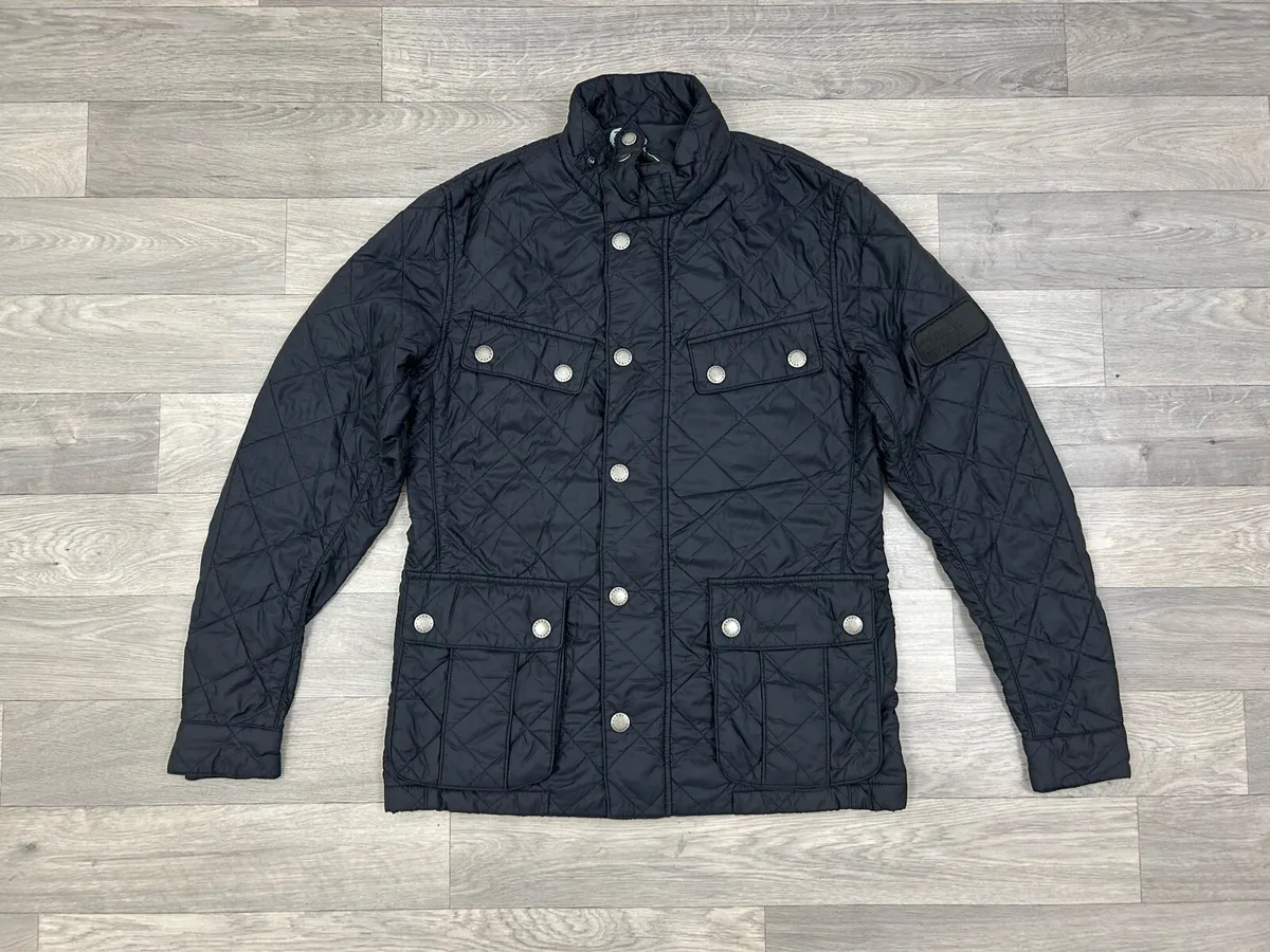 Barbour International Ariel Quilt Jacket Mens S - Image 1