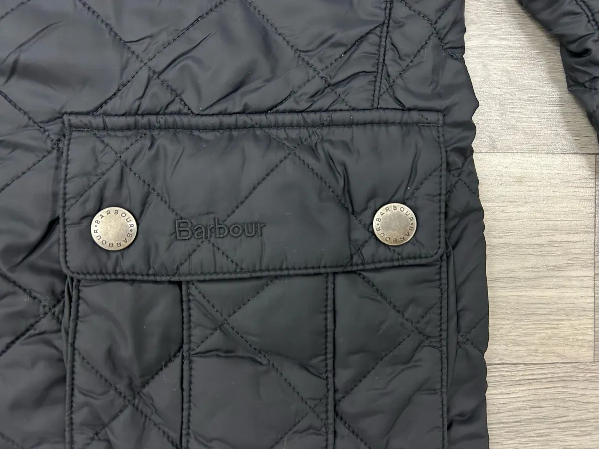 Barbour International Ariel Quilt Jacket Mens S - Image 4