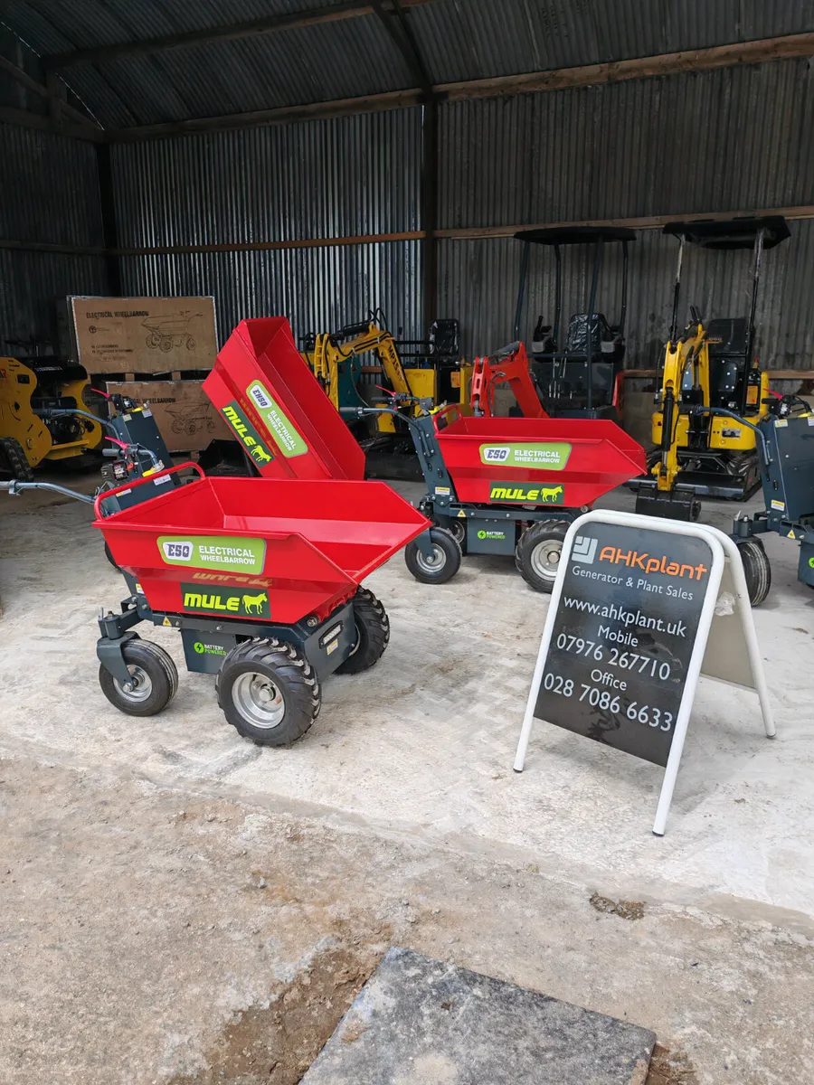 Mini Dumper MULE Electric &Hydraulic Tipper NEW - Image 3