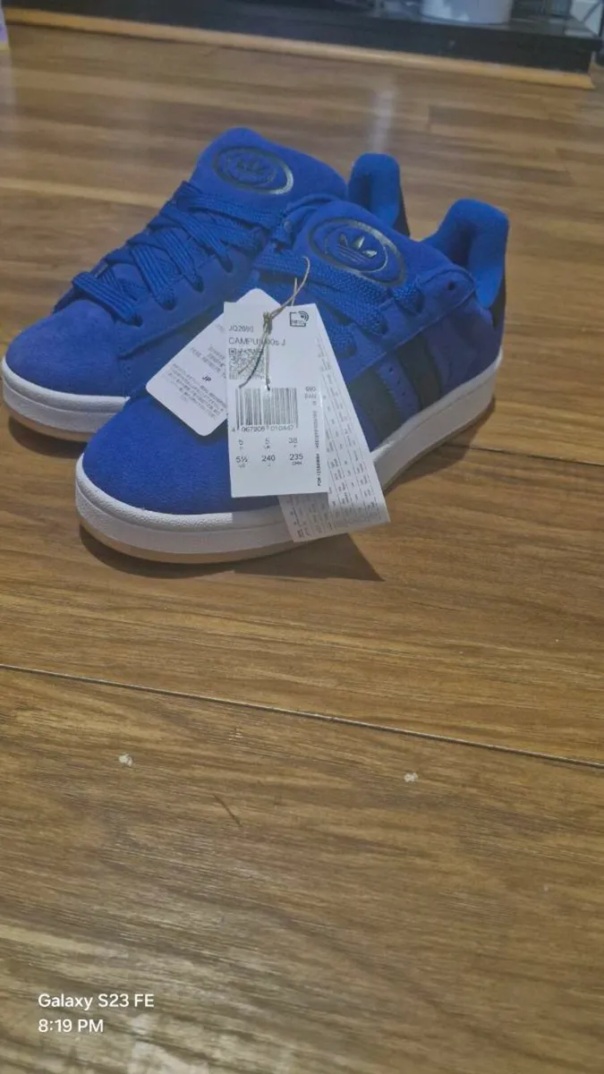 Adidas / JH6333 Adidas Campus 00s Blue GS - Image 3