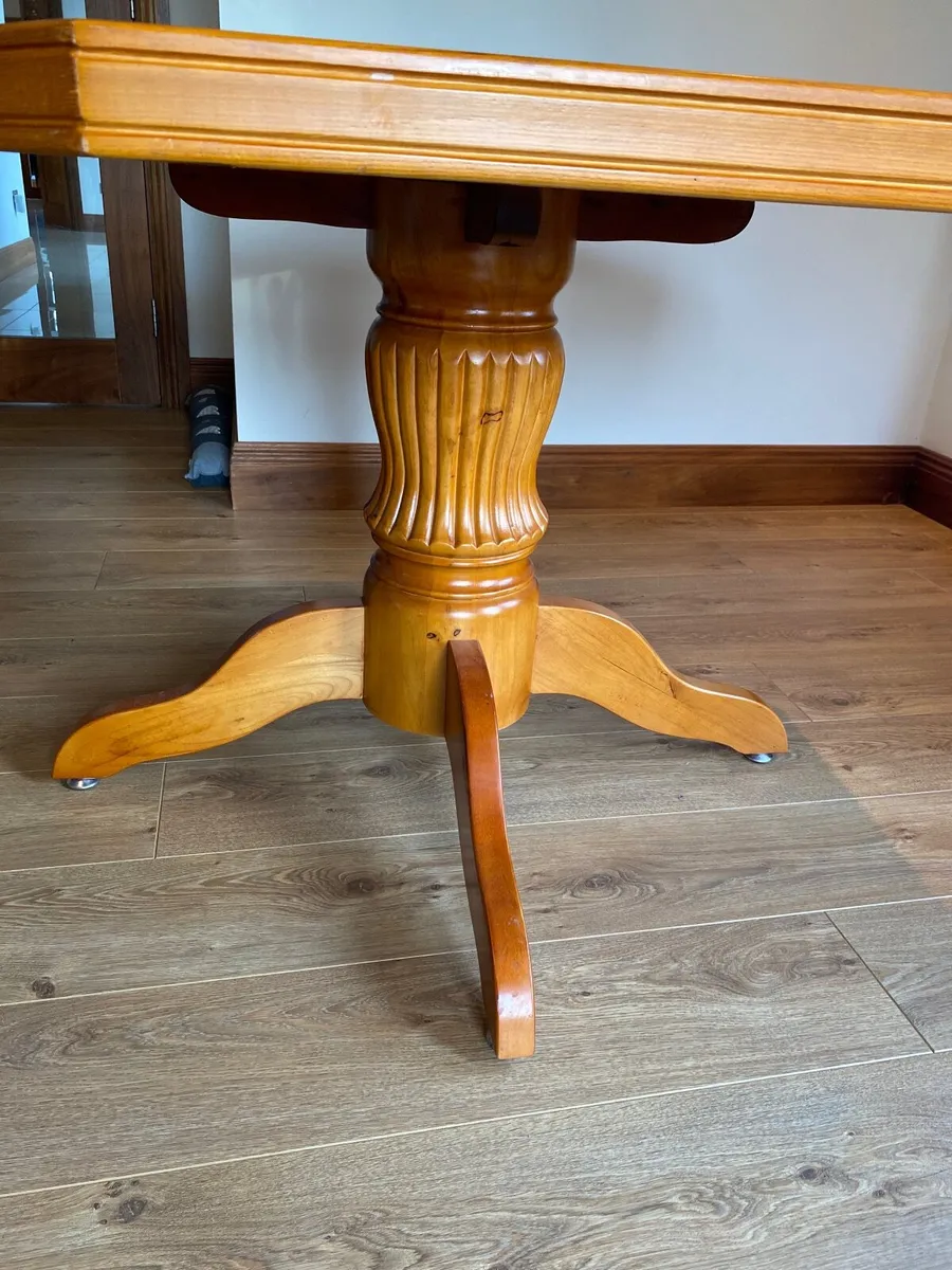 Solid Oak Poker Table - Image 4