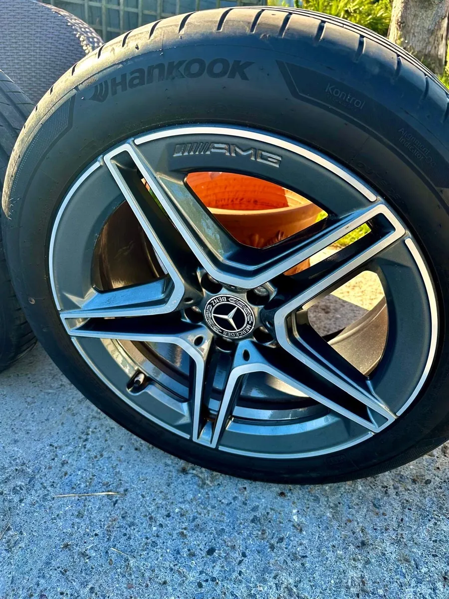 Fresh S class Mercedes Original AMG alloys and tir - Image 1
