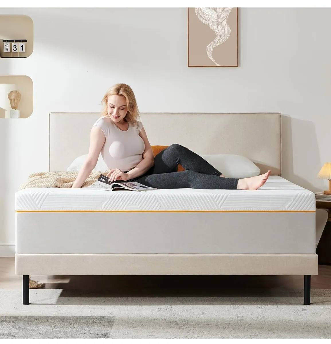 King mattresses, King Memory Foam Mattress, High-D - Image 1