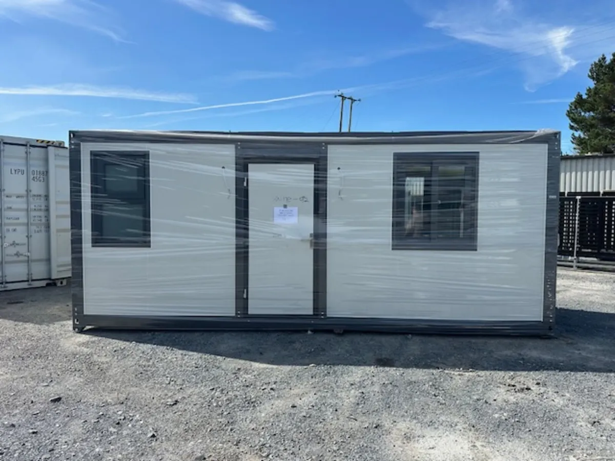 New 20ft x 7ft Portable Office **Online Auction** - Image 1