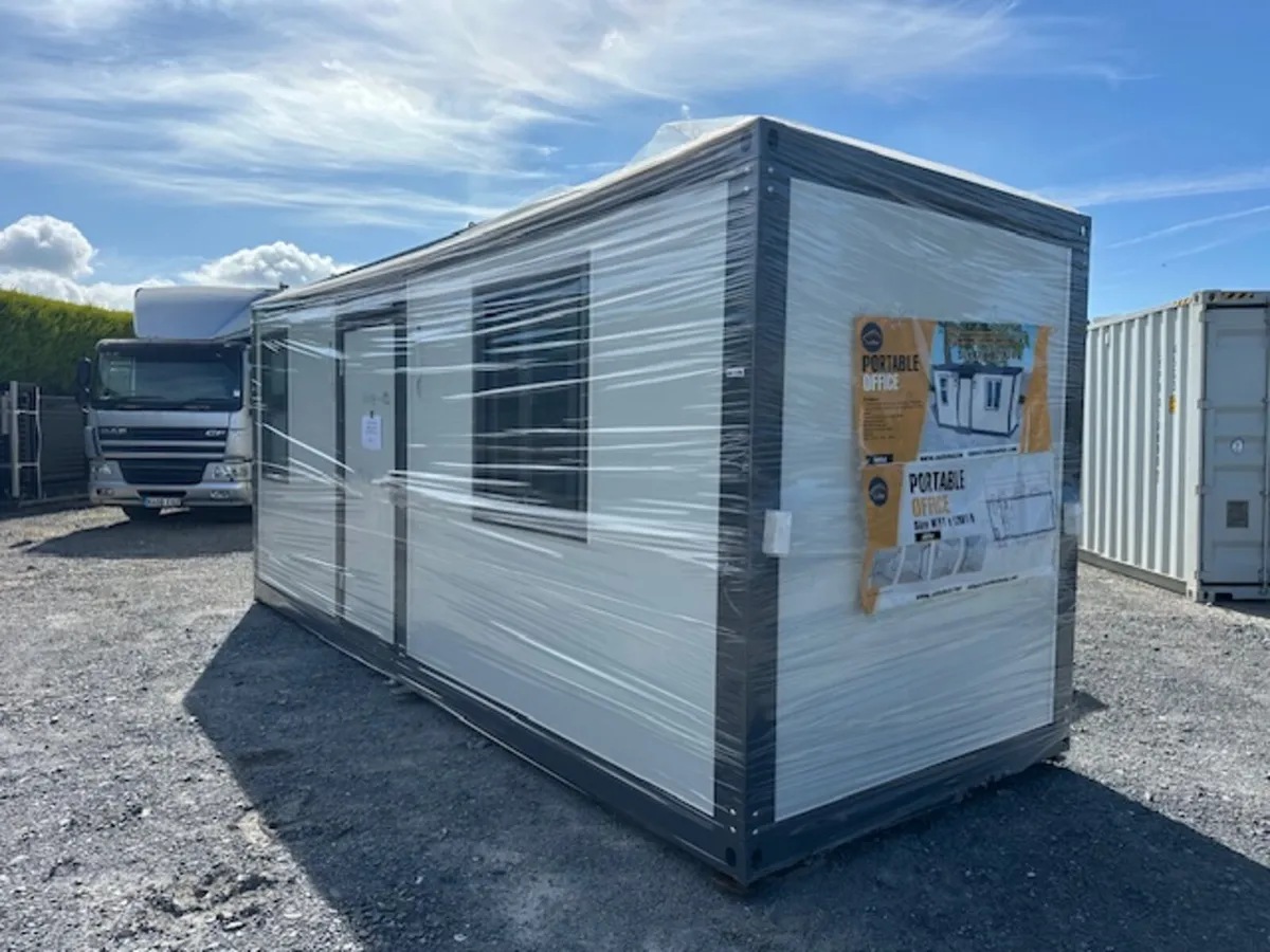 New 20ft x 7ft Portable Office **Online Auction** - Image 4