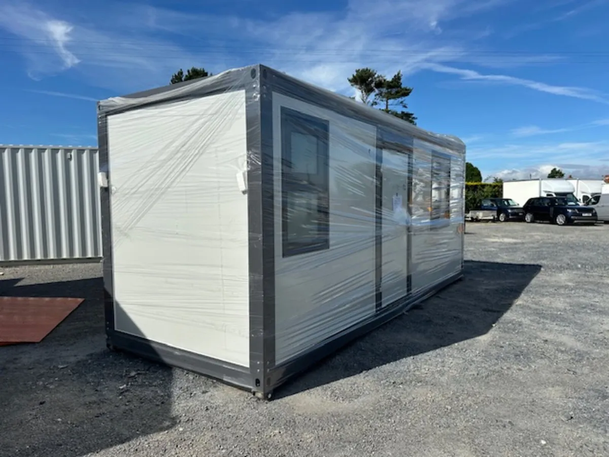 New 20ft x 7ft Portable Office **Online Auction** - Image 3