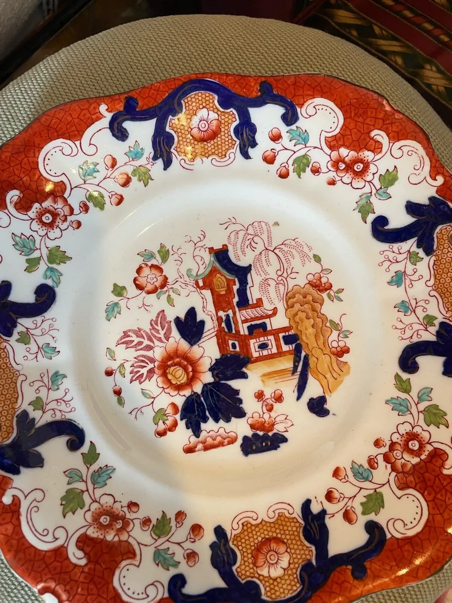 Antique Royal Stafford China ‘Pagoda’ Plate - Image 2