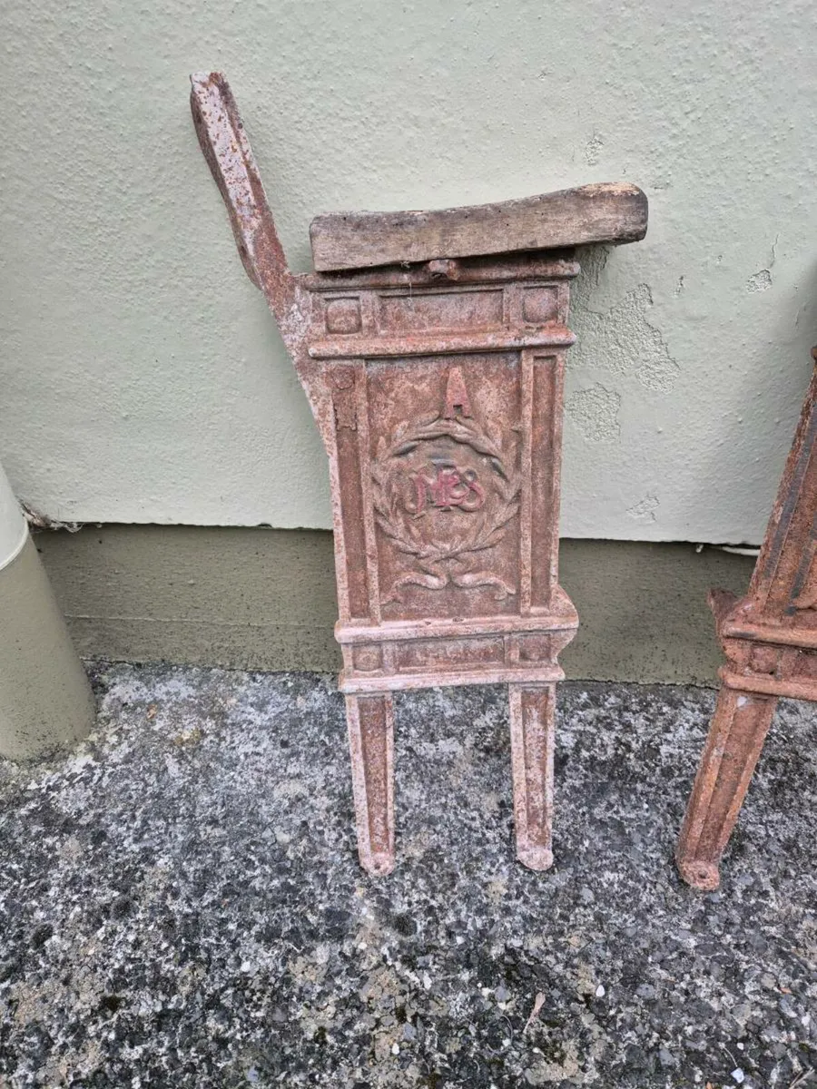 Old cinema seat ends - Image 2