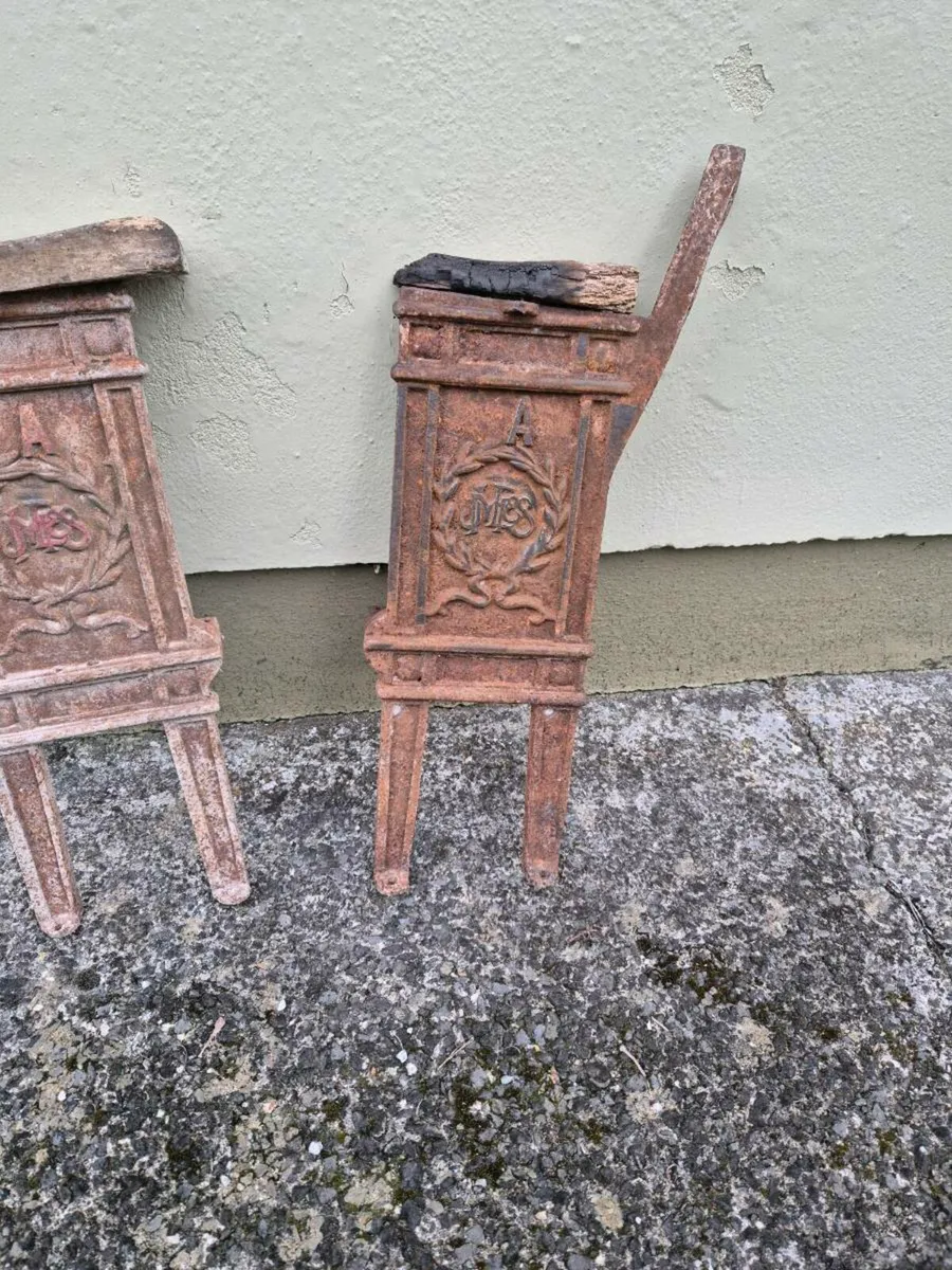 Old cinema seat ends - Image 4