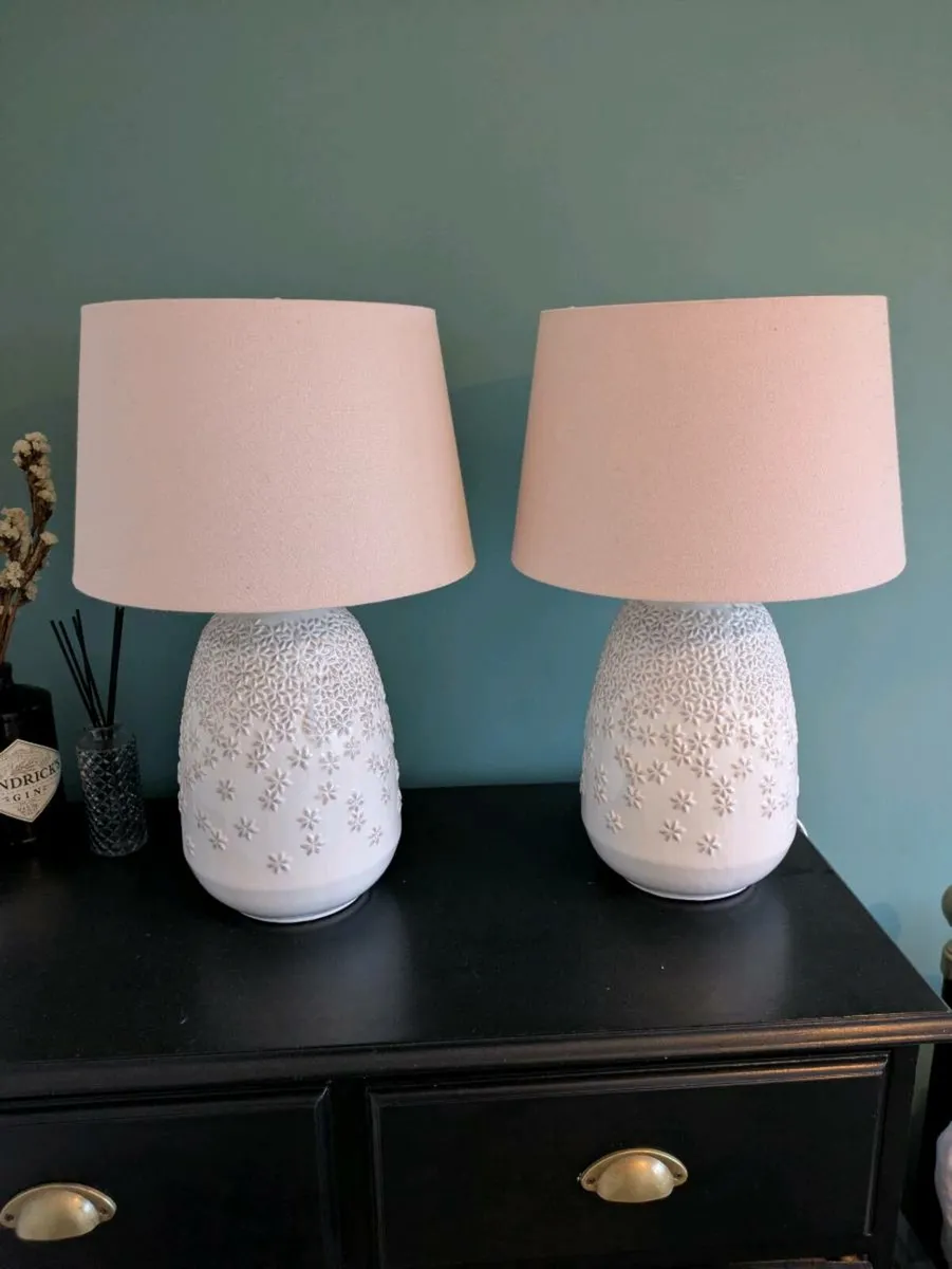 Full length mirror , lamps and coat stand - Image 4